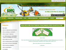 Tablet Screenshot of emc-motoculture.com
